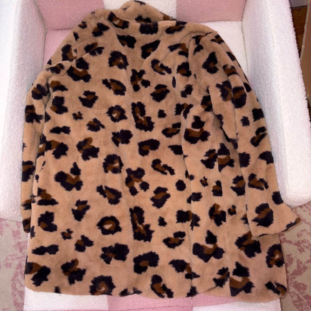 Leopard Print Boutique Coat